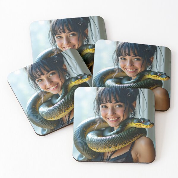Item preview, Girl with snake designed and sold by Planet Utoppia.