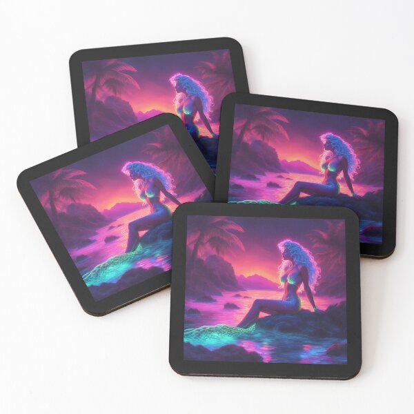 Item preview, Neon Mermaid designed and sold by NicMacTees.