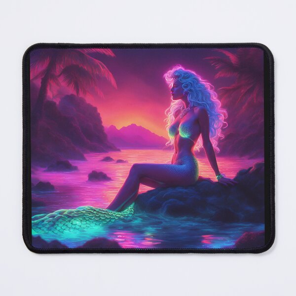 Item preview, Neon Mermaid designed and sold by NicMacTees.