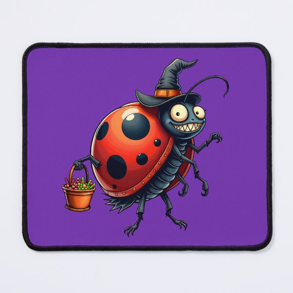 Item preview, Cute Halloween Ladybug Witch Sticker designed and sold by VelvetClawStudio.
