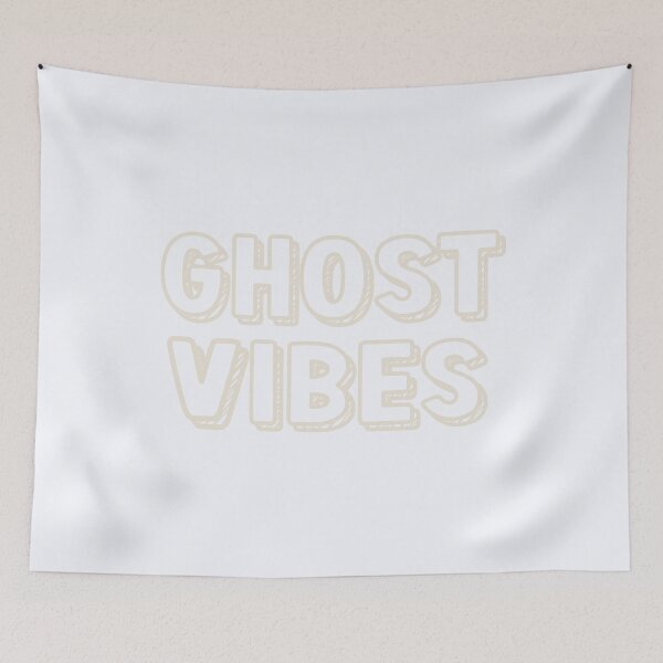 Item preview, Ghost Vibes in block letters minimalist designed and sold by DesignCollectiv.
