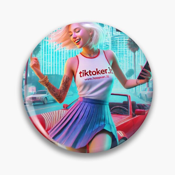 Item preview, A girl and a red convertible designed and sold by tiktoker-lt.