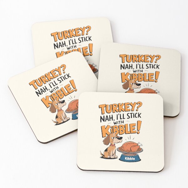 Item preview, Turkey? Nah, I’ll Stick with Kibble Pet Thanksgiving Design designed and sold by MolonasDesigns.