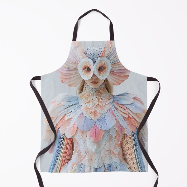 Item preview, "Elaborate Owl-Themed Fashion in Iridescent Palette" designed and sold by MacroArtHub.