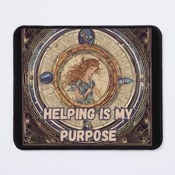 Item preview, Virgo Zodiac Sign – "Helping Is My Purpose" Compassionate T-Shirt Design designed and sold by CrazyDuoTeam.