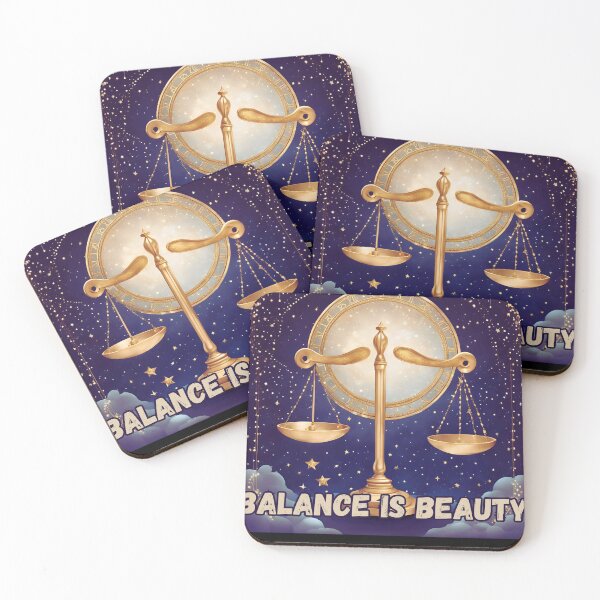 Item preview, Libra Zodiac Sign – "Balance Is Beauty" Harmonious T-Shirt Design designed and sold by CrazyDuoTeam.