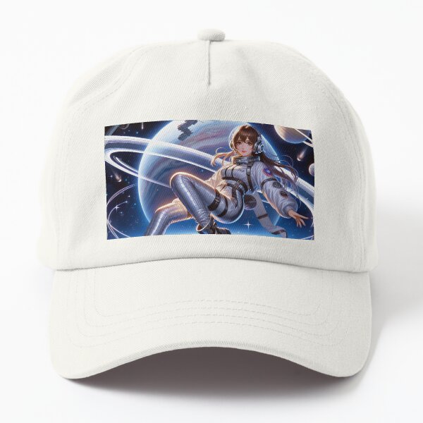 Girl in space Dad Hat