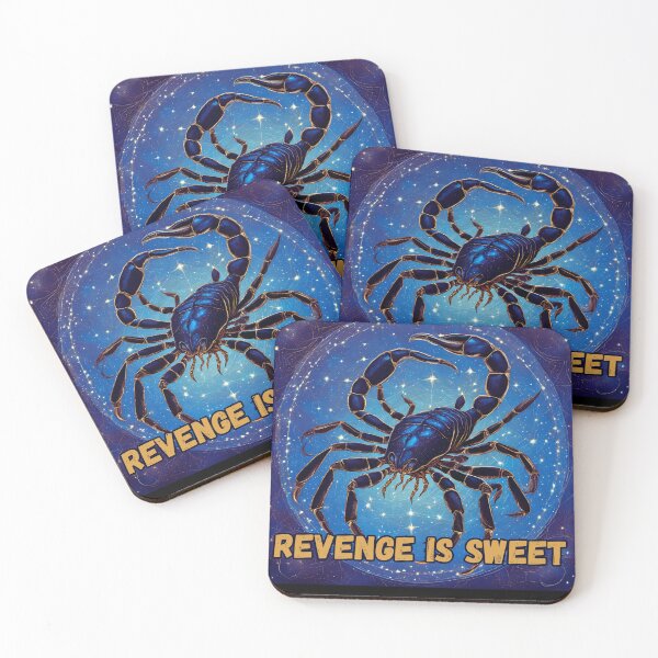 Item preview, Scorpio Zodiac Sign – "Revenge Is Sweet" Fierce T-Shirt Design designed and sold by CrazyDuoTeam.
