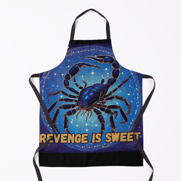 Item preview, Scorpio Zodiac Sign – "Revenge Is Sweet" Fierce T-Shirt Design designed and sold by CrazyDuoTeam.