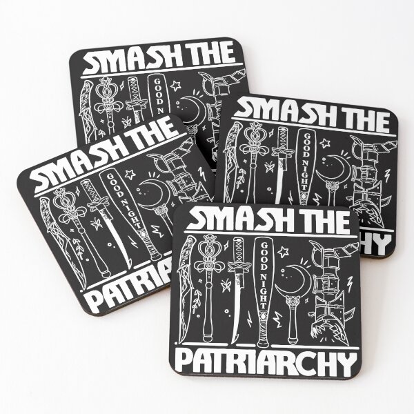 Item preview, Smash the patriarchy white designed and sold by Sm-art-y.