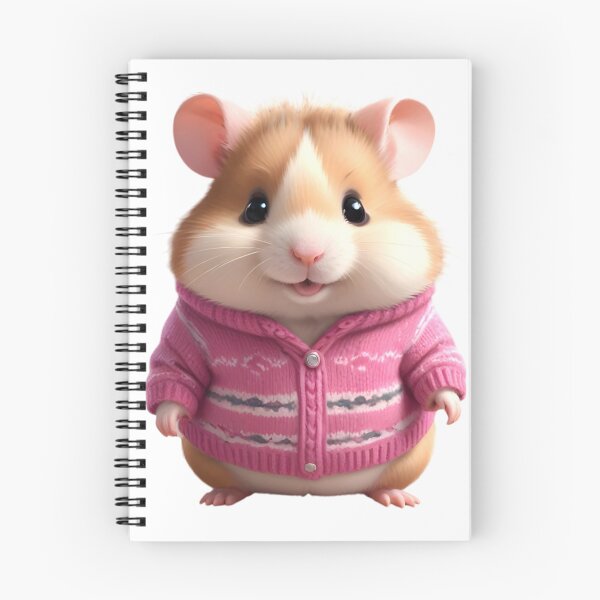 Item preview, CUTE HAMSTER IN KNIT SWEATER STICKER designed and sold by Arts4U.