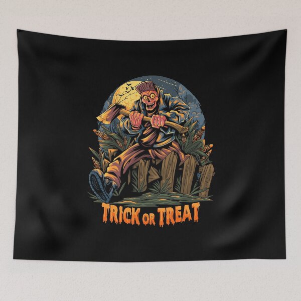 Item preview, Axes & Zombie Halloween Bash designed and sold by Jackson-Will.