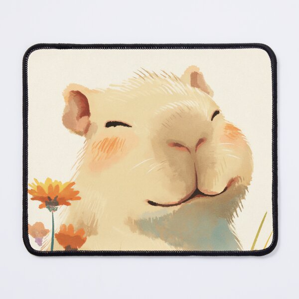 Item preview, Happy as Capybara designed and sold by AshiraCreations.