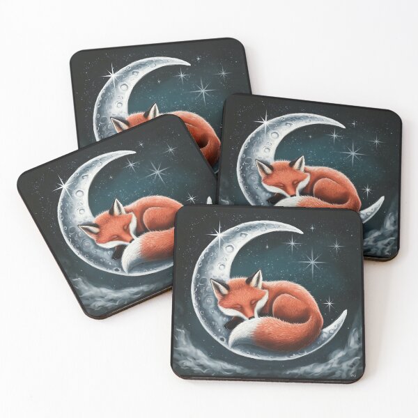 Item preview, Cute sleeping fox designed and sold by Ambient Mind Design.
