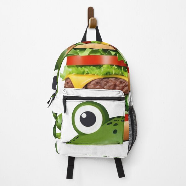 Item preview, Funny Frog Burger, Happy Burger Day designed and sold by 4SeasonsDesigns.