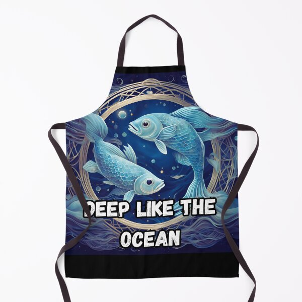 Item preview, Pisces Zodiac Sign – "Deep Like the Ocean" Soulful T-Shirt Design designed and sold by CrazyDuoTeam.