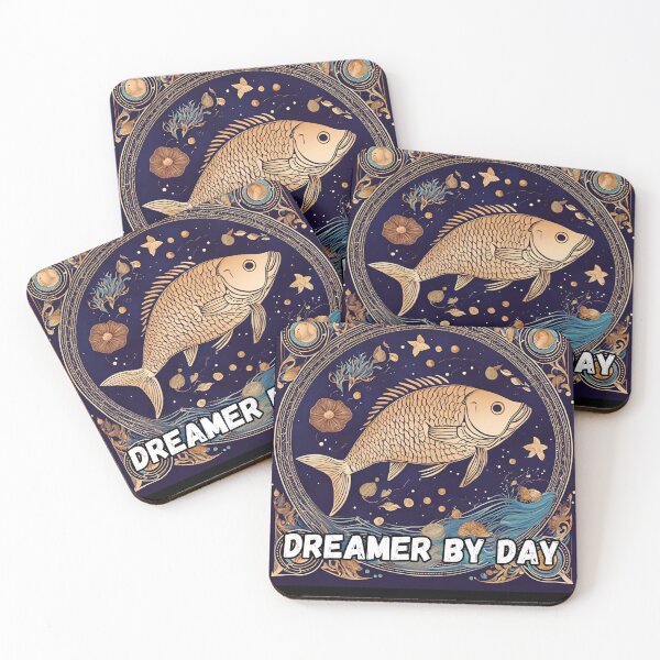Item preview, Pisces Zodiac Sign – "Dreamer by Day" Whimsical T-Shirt Design designed and sold by CrazyDuoTeam.