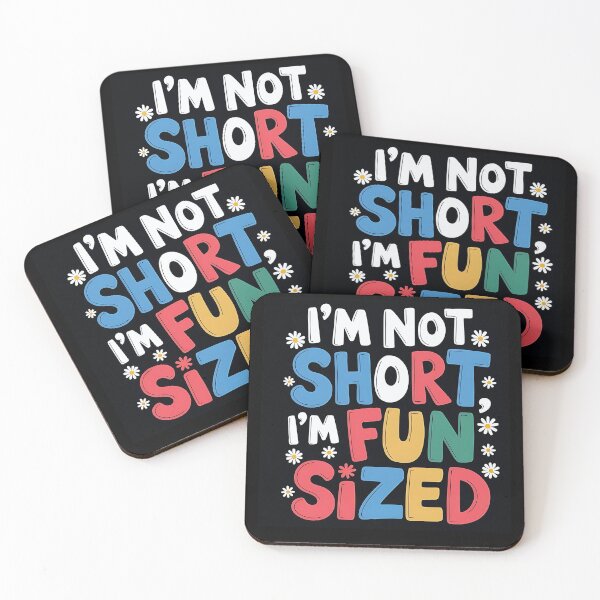 Item preview, I'm Not Short I'm Fun Sized Sticker - Funny Saying Joke designed and sold by SlocifieShop.