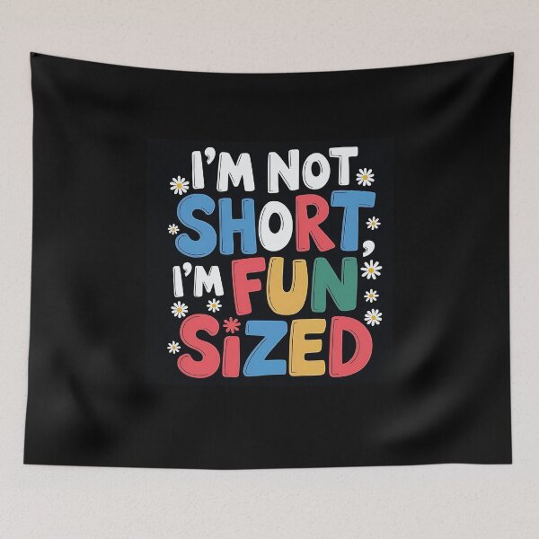 Item preview, I'm Not Short I'm Fun Sized Sticker - Funny Saying Joke designed and sold by SlocifieShop.
