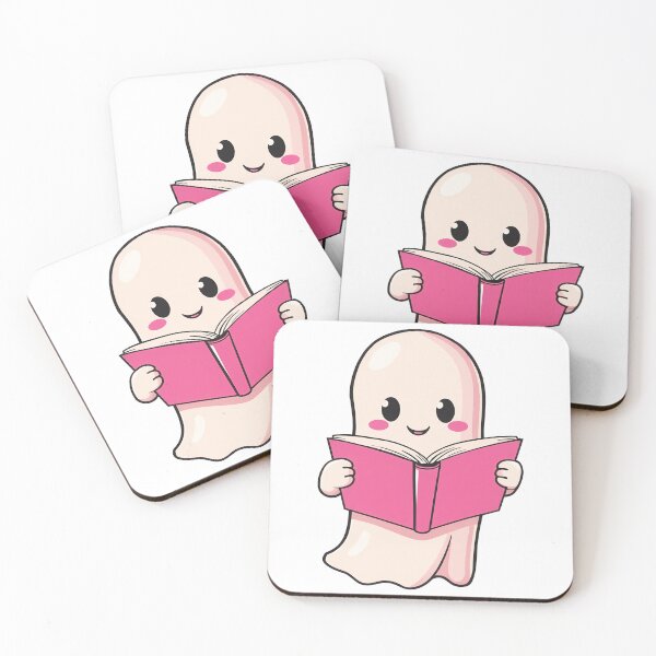 Item preview, Spooky Bookworm Ghost Reading designed and sold by Enigmaris.