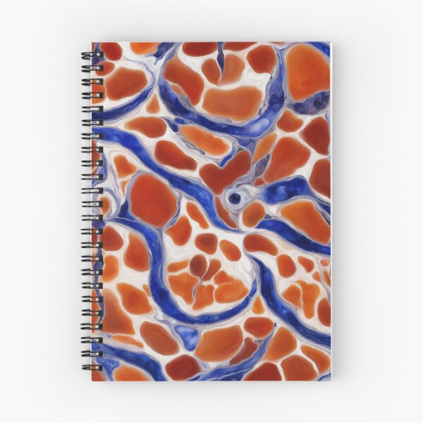 Item preview, PATTERN 049- CARNELIAN AND SODALITE MARBLE STONE - Gift items and personal use / Marble, Carnelian, Sodalite, Gemstone, White,  Orange, Blue, Velvet, Abstract, Broken Glass,  Art designed and sold by LumDesignArt.