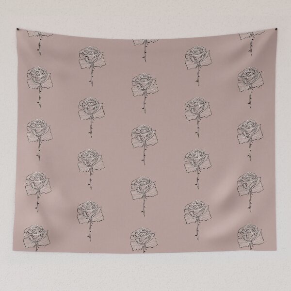Item preview, Elegant Simplicity: Rose in Line Art designed and sold by SeanOsShirts.