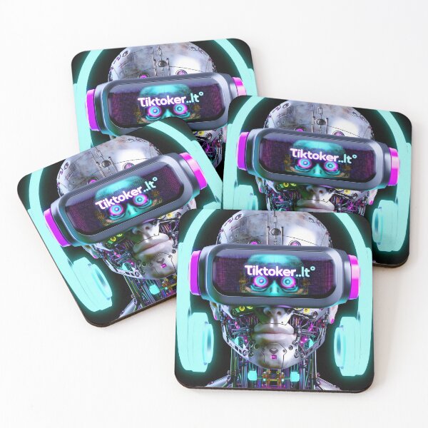 Item preview, fantastic cyborg face designed and sold by tiktoker-lt.