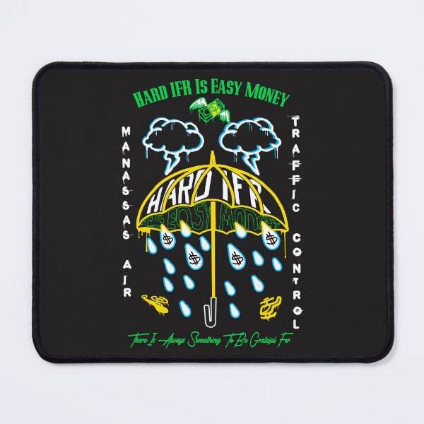 Item preview, HEF ATC - Hard IFR Is Easy Money (on Black) designed and sold by GymAndJuice.
