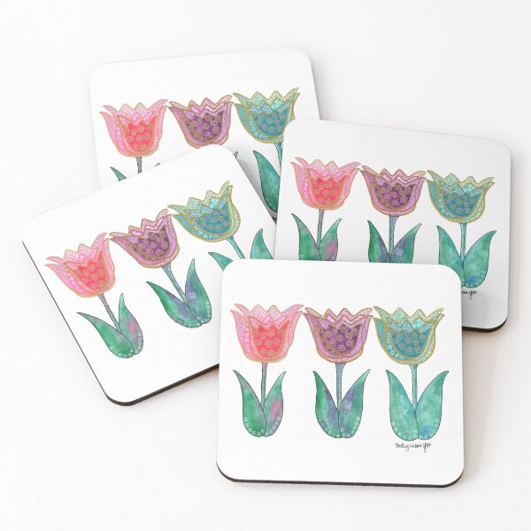 Item preview, Fancy Tulips designed and sold by ShelleyYlstArt.
