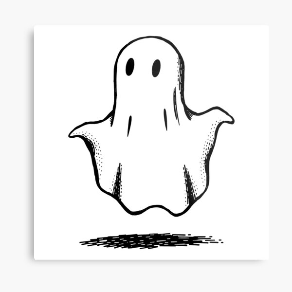 Item preview, Spooky Season Ghost - Hand Drawn Halloween Illustration designed and sold by Enigmaris.