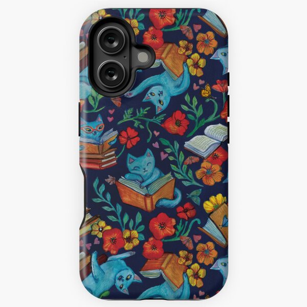 Bookish Kitty iPhone Tough Case