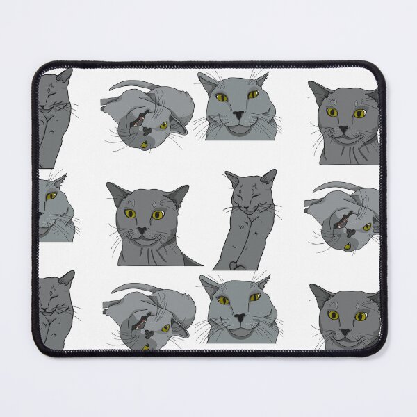 Item preview, Grey Cat Making Faces designed and sold by ZetasMedia.
