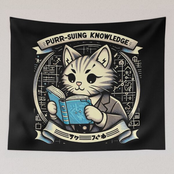 Item preview, Purr-Suing Knowledge designed and sold by RafaelLima7.
