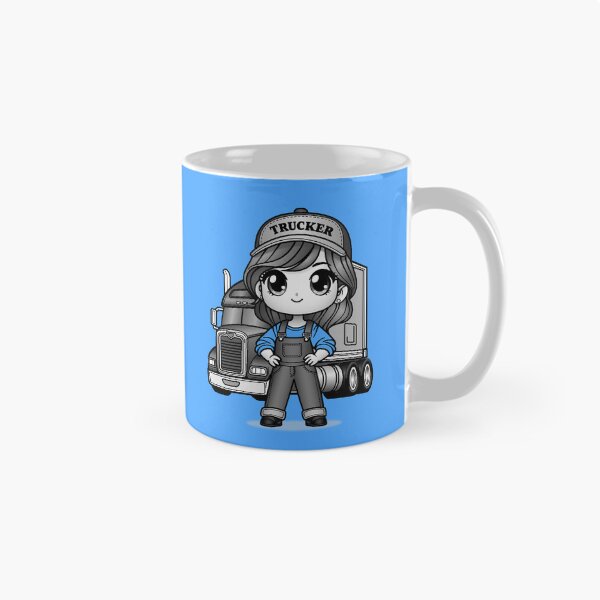 Item preview, Kawaii Girl Truck Driver designed and sold by ITSAGIRLSWORLD2.