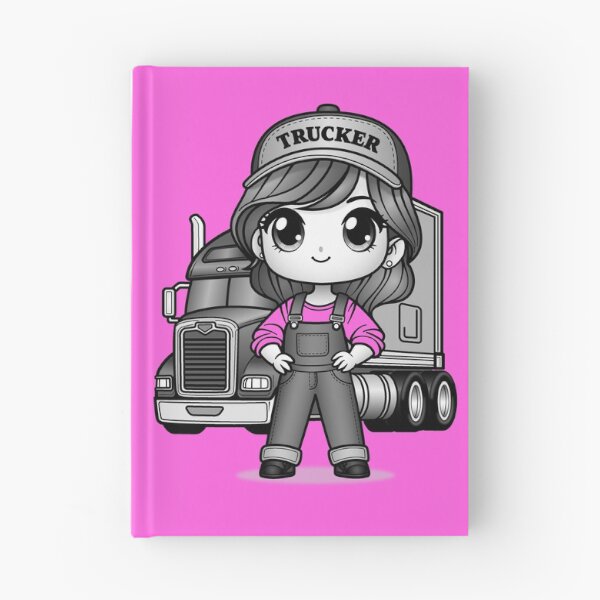 Item preview, Kawaii Girl Truck Driver designed and sold by ITSAGIRLSWORLD2.