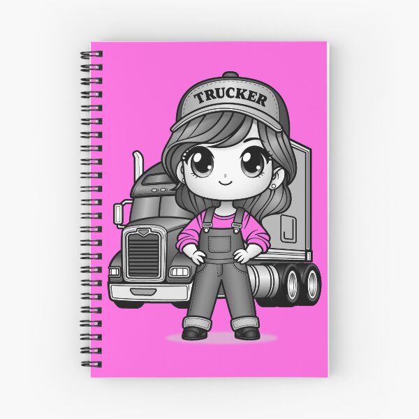 Item preview, Kawaii Girl Truck Driver designed and sold by ITSAGIRLSWORLD2.