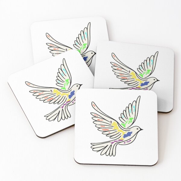 Item preview, Cute One Line Art Cartoon Bird Drawing designed and sold by nada-art.