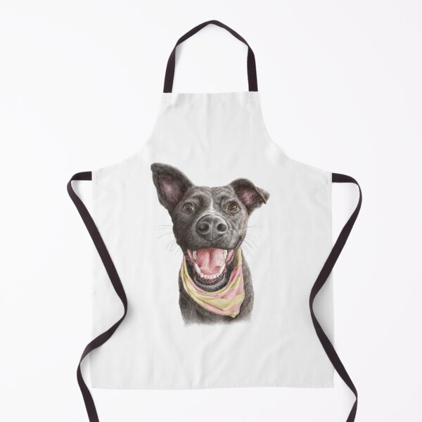 Item preview, Cute adorable happy smiling dog portrait designed and sold by Nalidsa Sukprasert.