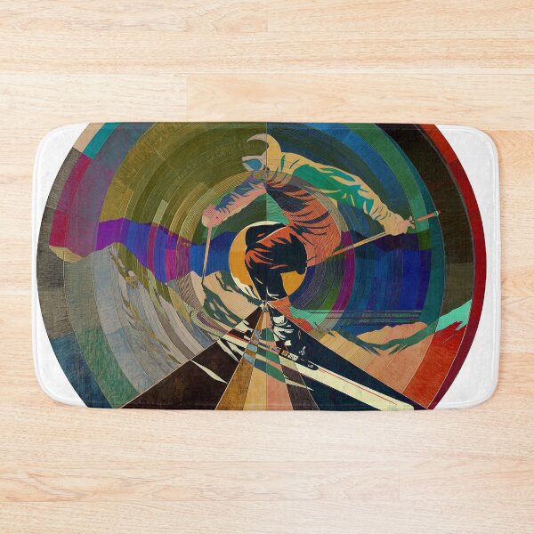 Item preview, Abstract design of man skiing designed and sold by javierparra.