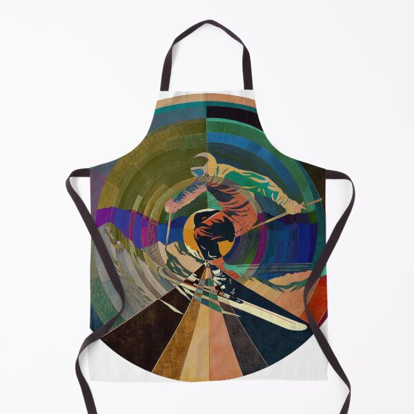 Item preview, Abstract design of man skiing designed and sold by javierparra.