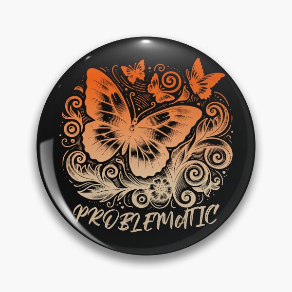 Item preview, Problematic Orange Gradient Butterflies designed and sold by taratops.