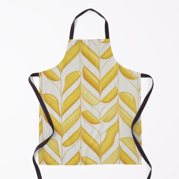Item preview, Canary Yellow Abstract Chevron Design Pattern designed and sold by burbankdesigns.