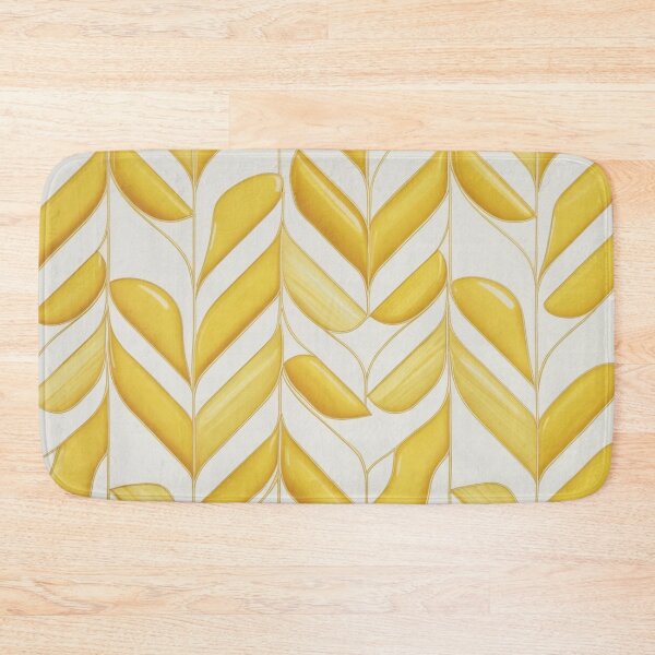 Item preview, Canary Yellow Abstract Chevron Design Pattern designed and sold by burbankdesigns.