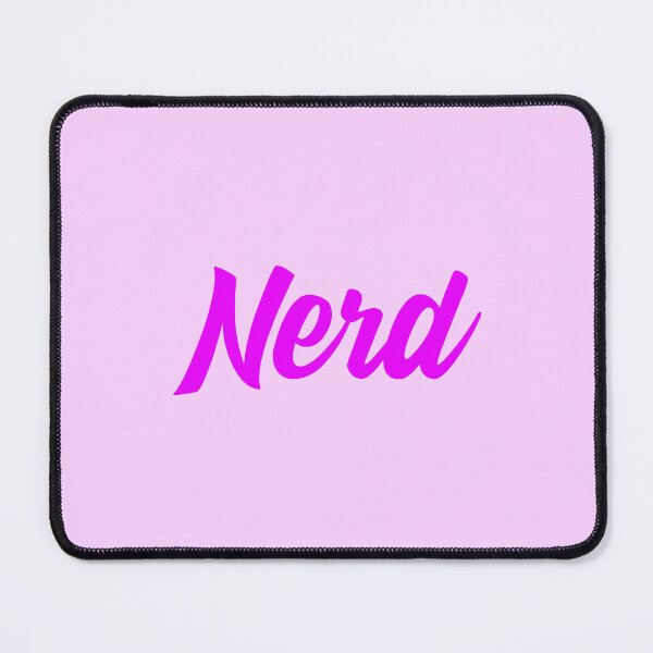 Item preview, Nerd - Pink Script designed and sold by IfDesignGroup.