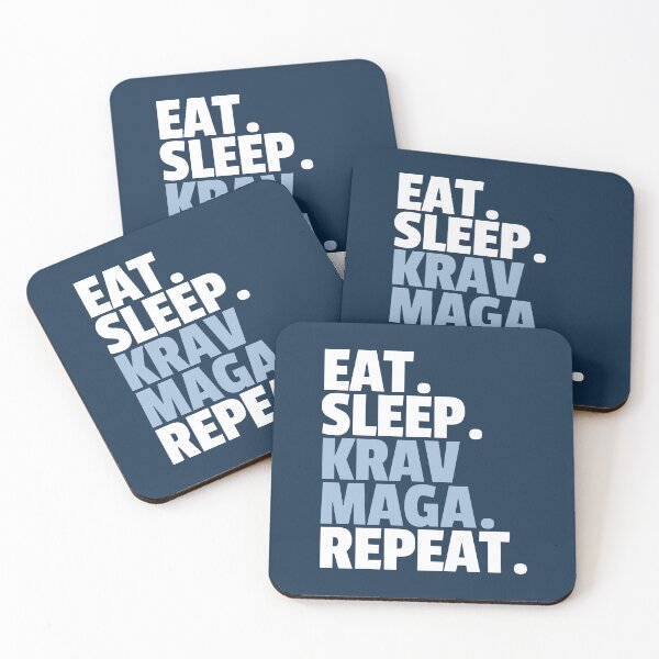 Item preview, Eat Sleep Krav Maga Repeat designed and sold by MaryAller.