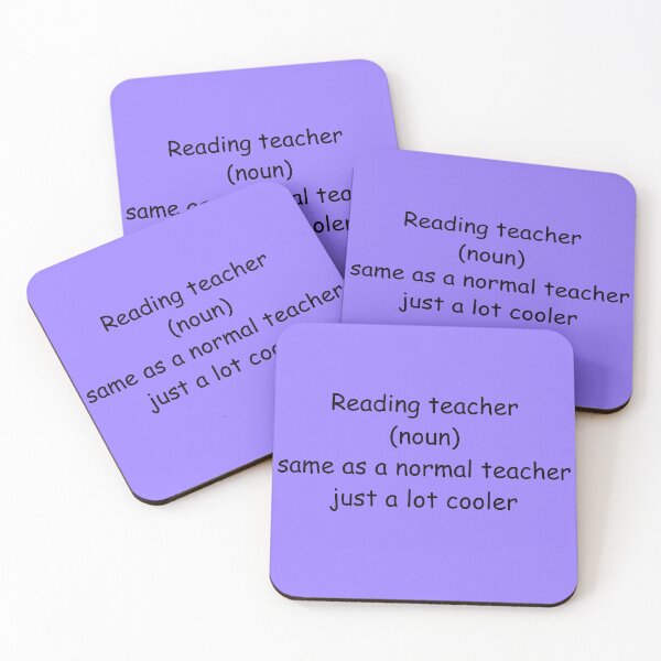 Item preview, Reading teacher same as a normal teacher just a lot cooler  designed and sold by Kelli Campbell.