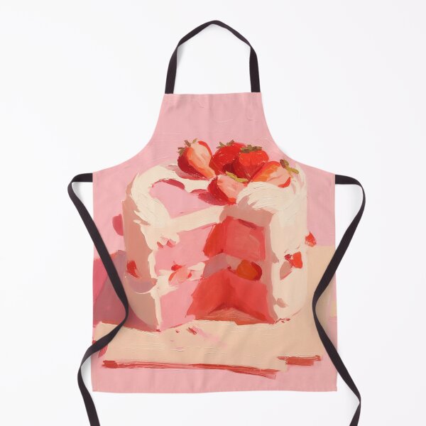 Item preview, Strawberry Pink Cake Cute designed and sold by trajeado14.