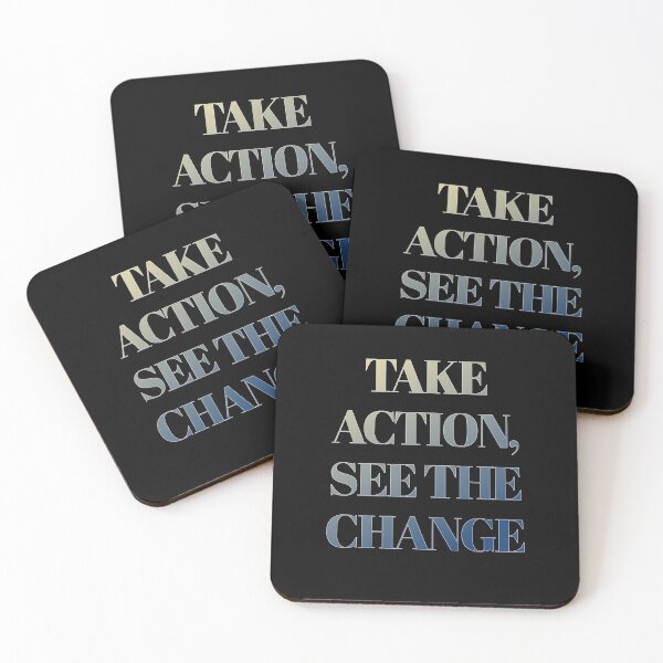 Item preview, Take Action, See The Change - Inspirational Message designed and sold by signshirtz.