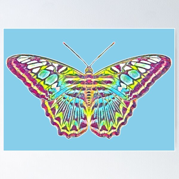 Item preview, Iridescent Blue Clipper - Whimsical designed and sold by QS-Publishing.