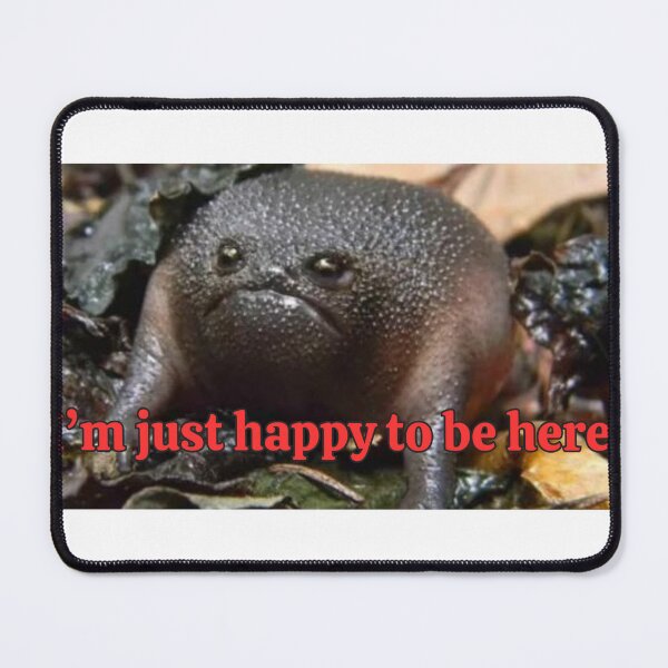 Item preview, I'm Just Happy To Be Here Sad Frog designed and sold by hotttcofffee.